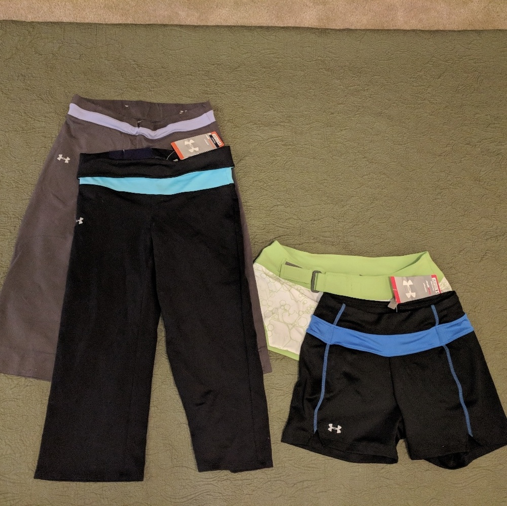 Under Armour shorts and capris